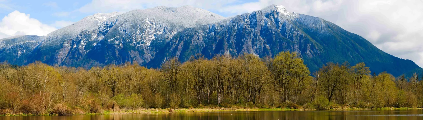 Snoqualmie Ridge community homes with Cascade Mountain views